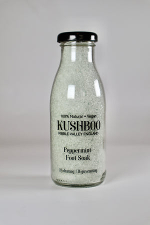 Peppermint Foot Salts Milk Bottle - (300g)
