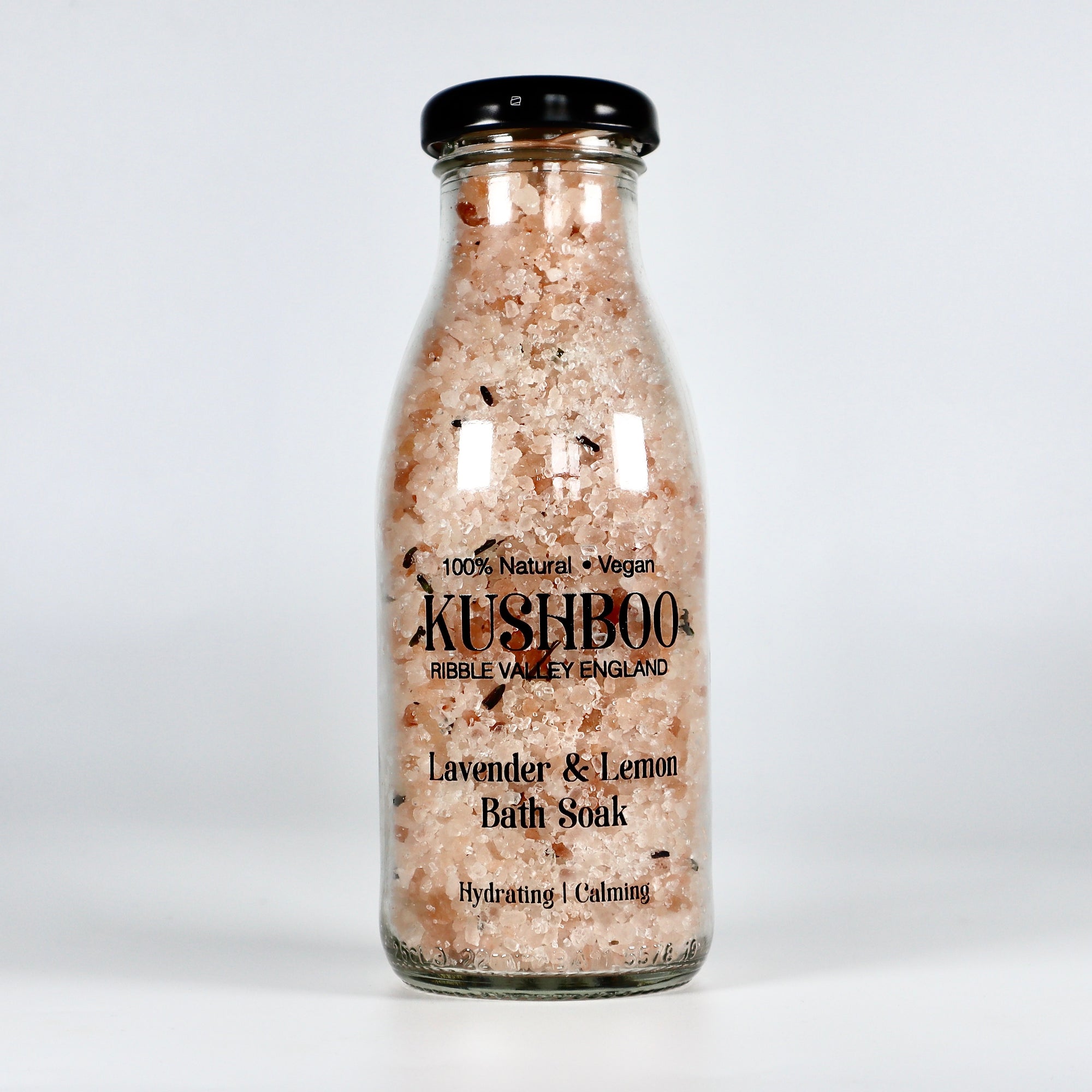 Lavender and Lemon Bath Salts Milk Bottle (300g)