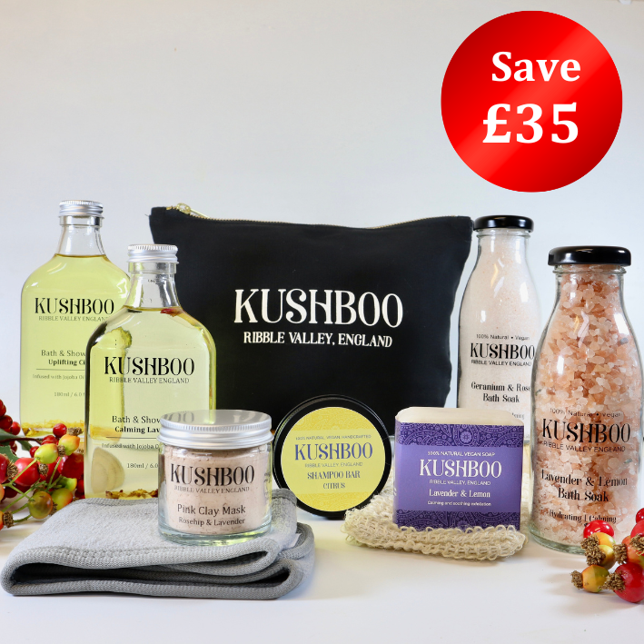 Wellbeing Skincare Gift Bundle with FREE Toiletry Bag